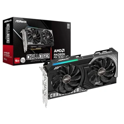 Image de ASRock RX9060XT CL 16GO 16GB DDR6 HDMI/2xDP (90 GA5QZZ 00UANF)