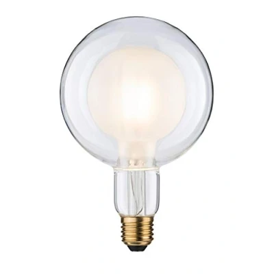 Image de Paulmann 28764 Lampe LED Inner Shape G125 Globe 4 watts gradable Ampoule dépolie Lumière efficace mat Blanc chaud 2700 K E27
