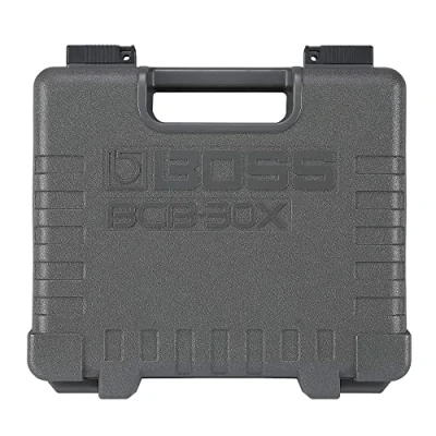 Image de Pedalboard pour Effets Guitare BCB 30X BOSS Ultra Portable avec Couvercle Intégré, Compact et Robuste, Adaptable à vos Pédales d&#039;Effets