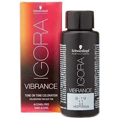 Image de Schwarzkopf Igora Vibrance 8 19 Blond Clair Cendré Irisé Violet 60 ml
