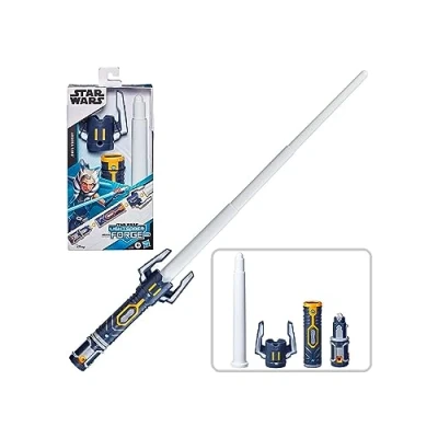 Image de Star Wars Lightsaber Forge, Sabre laser d&#039;Ahsoka Tano à lame blanche extensible, jouet de déguisement, dès 4 ans