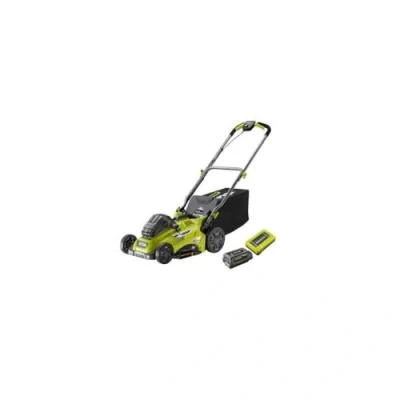 Image de RYOBI Tondeuse poussée 36V Ø coupe 40 cm ramassage et mulching 1 batterie lithium+ 5,0 Ah chargeur 1,7 A RLM36X41H50G