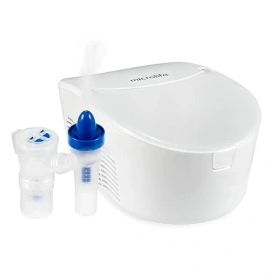 Image de Microlife Nébuliseur Professionnel 2en1 NEB PRO Qualité Professionnelle, pour Utilisation Intensive, Nettoyage Nasal, Vitesse de Traitement Ultra Rapide, Garantie 5 ans