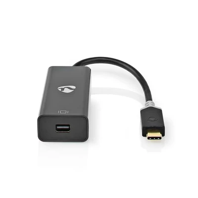 Image de Nedis CCBW64452AT02 câble vidéo et adaptateur 0,2 m USB Type C Mini DisplayPort Anthracite Neuf