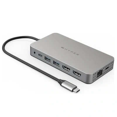Image de Hyper HyperDrive Dual HDMI 10 in1 Travel Dock (M1) HDM1H GL