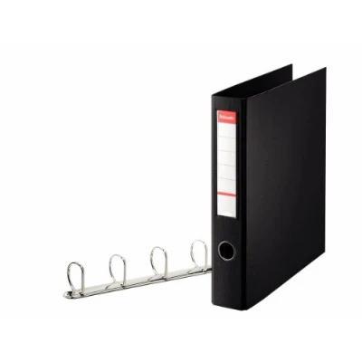 Image de Esselte 82407 Classeur à 4 anneaux en Polypropylène A4 55 mm Noir