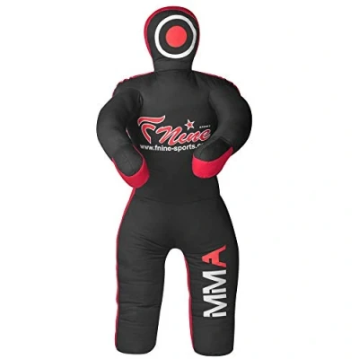 Image de FNine Sports MMA Grappling Dummy, for Judo, Wrestling, Brazilian Jiu Jitsu, Submission and Throwing UNFILLED Canvas Bag