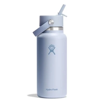 Image de Hydro Flask 32oz / 946ml Wide Mouth + Flex Straw Cap Bouteille d&#039;eau