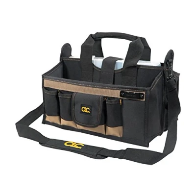 Image de CLC Custom LeatherCraft 1529 Sac à Outils avec Plateau Central 40,6 cm, 16 Poches