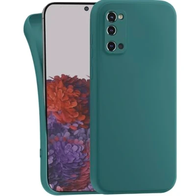 Image de MyGadget Coque pour Samsung Galaxy S20 Case TPU Souple &amp; Soft Cover Protection Extra Fine Légère Étui Coloré Anti Choc et Rayures Olive Vert