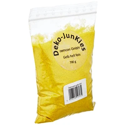 Image de Deko JunKies Sable de décoration pour Fin Quartz Jaune Clair