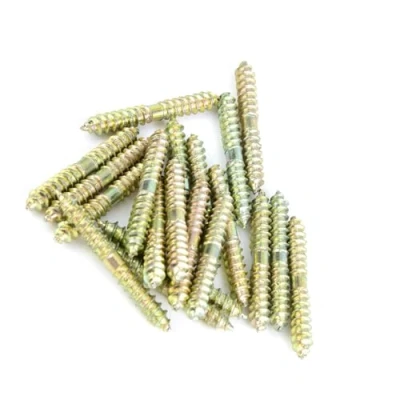 Image de Vis À Double Extrémité Auto Foreuse Pour Meubles Accessoire Filetée Autotaraudeuse Rod Boulon Tige 20Pcs 5 * 40Mm