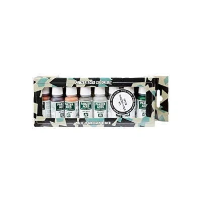 Image de Vallejo val899 Peinture Model Color Panzer Aces No 1 acrylique Set Couleurs assorties (Lot de 8)