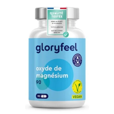 Image de Magnésium Marin, Combat la Fatigue, 100% Pur, Soutient le Système Digestif*, Emballage Pratique pour les Déplacements, 250mg/jour Oxyde de Magnesium, Sans Additifs, Testé en Laboratoire, Végétalien