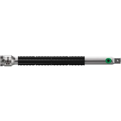 Image de Wera 05003531001 8796 LA Rallonge Zyklop « flexible lock » avec bague à rotation rapide, longue, 1/4&quot;, 1/4 pouce x 150.0 mm, Argent/noir