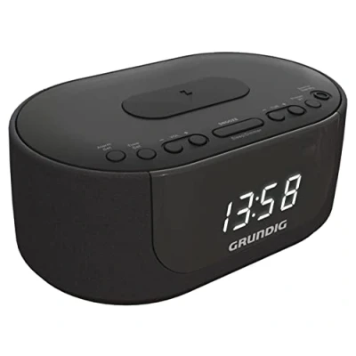 Image de Radio réveil FM Chargeur Induction Double alarme Luminosité réglabl GRUNDIG SCC400 Neuf