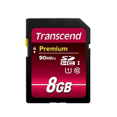 Image de Transcend 8GB SDHC Class 10 UHS I 8 Go NAND Classe Neuf