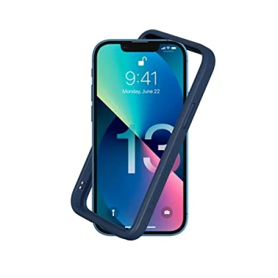 Image de RhinoShield Coque Bumper Compatible avec [iPhone 13 Mini] CrashGuard NX Protection Fine Personnalisable Absorption des Chocs [sans BPA] Bleu Marine