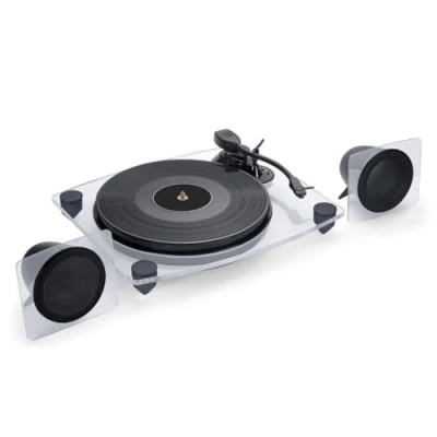 Image de Platine Vinyle BIGBEN INTERACTIVE TD115CSPS Bluetooth USB Enceintes sans fil Noir