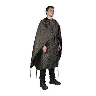 Image de Mil Tec Multifonction Poncho, Olive, Taille Unique Mixte
