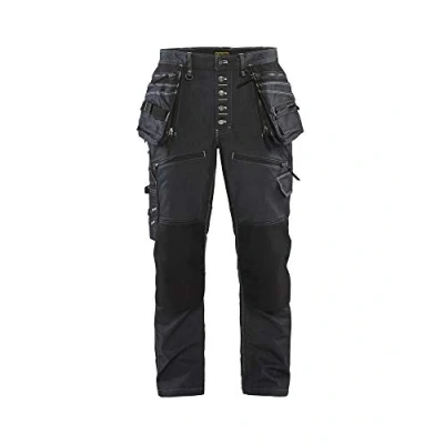 Image de Blaklader 19991141 Pantalon artisanal extensible X1900, Bleu marine / Noir, taille C52