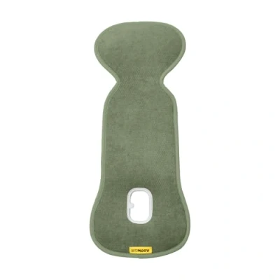Image de AeroMoov Assise Air Layer Evite à Votre Enfant de transpirer Le siège Auto ou la Poussette Coton Bio Groupe 0 Green Moss