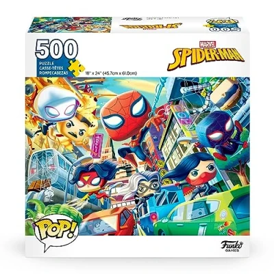 Image de Funko Pop Puzzles Marvel Spider Man Various, 72641, Multicolore, Standard