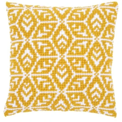 Image de Vervaco Kit coussin au point de croix Géométrique,multicolore,37.5 x 20 22 cm
