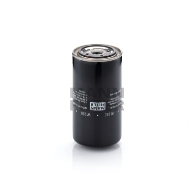 Image de MANN FILTER W 938 Filtre à huile 3/4 16 UNF 2B avec un clapet de non retour vissé