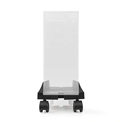 Image de NEDIS CSTD101BK Support pour PC avec roulettes, Noir, 14.5 24.2 cm x 20 kg