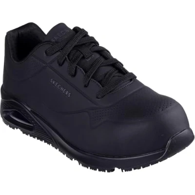 Image de Skechers Homme Uno SR Doltin Botte de sécurité, Noir, 41 EU