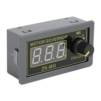 Image de Contrôleur de moteur à courant continu, régulateur vitesse PWM variateur lumière LED Encodeur d&#039;affichage numérique 5V 12V 24V avec interrupteur variable en continu Module pilote