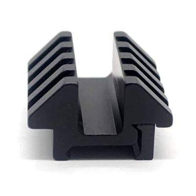 Image de TRIROCK Tactical Dual 45 Degree Offset Side Rail Riser Scope Mount Fits 20mm Picatinny Weaver Dovetail Hunting Accessory