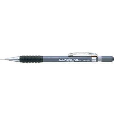 Image de Pentel Hi Graph Lot de 12 Porte mines 0,5 mm avec Canon fixe 4 Corps gris