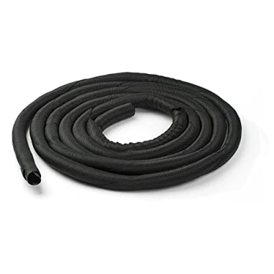 Image de StarTech.com Gaine Cache câbles de 4,6 m Film en Matériau Torsadé Flexible Extensible Diamètre 2.5 3.8 cm Polyester Noir