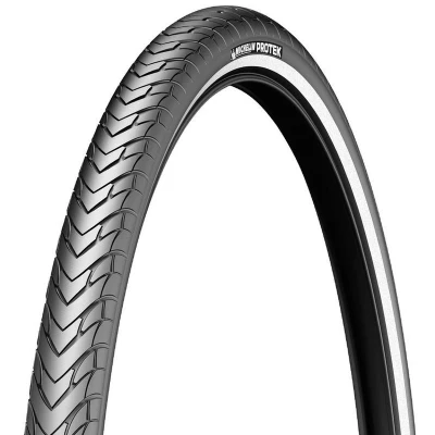 Image de Michelin Protek Max Copertone Unisex Adulto, Nero/Reflex, 700x35