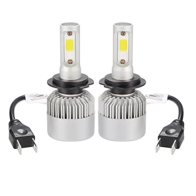 Image de 16000LM Max 200W(2 Bulbs) CREE LED Car Headlight H7 Halogen Lamp Bulb Built in Cooling Fan 6500K White