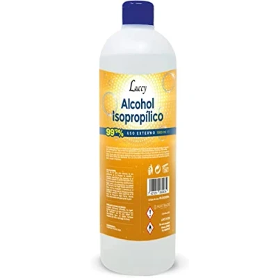 Image de Luccy Alcool Isopropylique 99,9% 1000 ml Isopropanol Nettoyeur Liquide