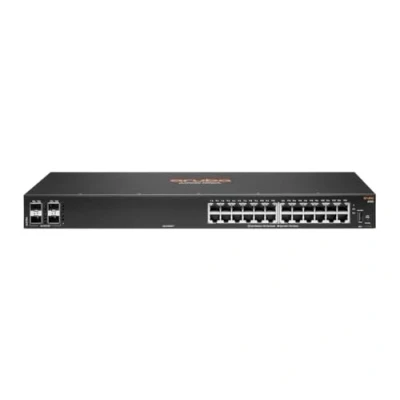 Image de Hewlett Packard Enterprise Aruba 6100 24G 4SFP+ Géré L3 Gigabit Ethernet (10/100/1000) 1U Noir