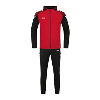 Image de JAKO Costume De Présentation Performance, Mixte, Rouge Noir, 4XL