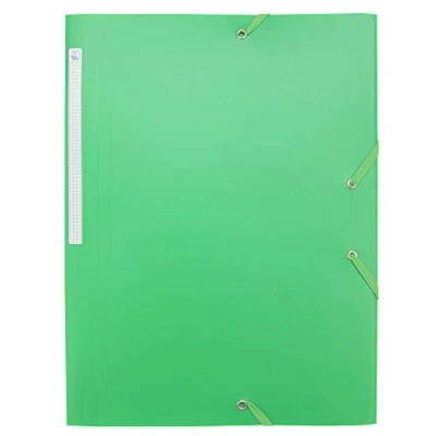 Image de Waytex Chemise à Elastiques 3 Rabats Polypro 4,5/10e Souple et Opaque A4 Vert