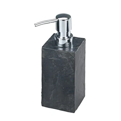 Image de WENKO Distributeur de Savon Slate Rock Liquide Gris Anthracite