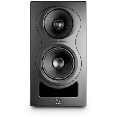 Image de Kali Audio IN 5 moniteur de proximité, haut parleur studio (système à 3 voies avec tweeter/médium coaxial, système bass reflex sophistiqué, son transparent et faible distorsion), noir