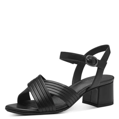 Image de Jana Femme 8 28366 42 Sandale à Talon, Noir, 37 EU Large
