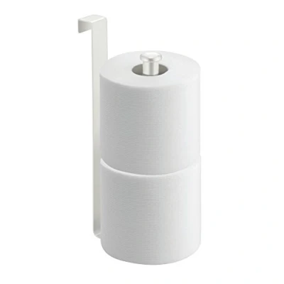 Image de iDesign 69384EU Classico Porte Rouleau sur Le Réservoir Blanc Perle 5,5 x 12,5 28 cm