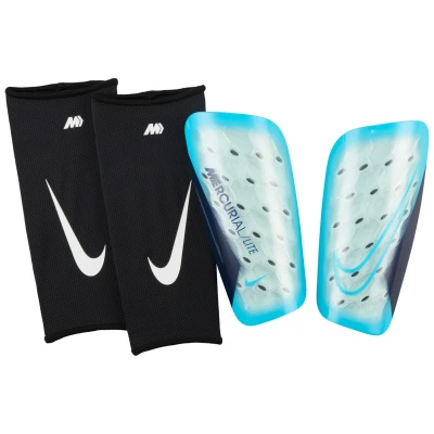 Image de Nike Performance Mercurial LITE Unisex Protègetibias, Taille: Small, Blue fury/black
