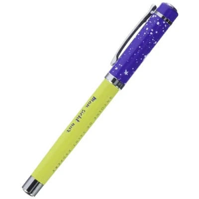 Image de Moses Libri_x Stylo roller Jane Austen à encre avec mine interchangeable Livré dans une boîte cadeau Antoine de Saint Exupéry jaune