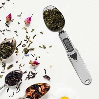 Image de Cuillere Balance Digitale, Doseuse Electronique Échelle de pondération cuillère Échelles mesure numériques avec écran LCD pour cuisine à domicile