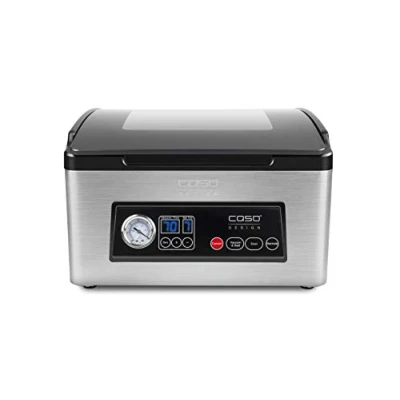 Image de Caso VacuChef 70 Machine à vide en acier inoxydable avec pompe puissante l/min, double soudure souder, temps de et soudage réglable