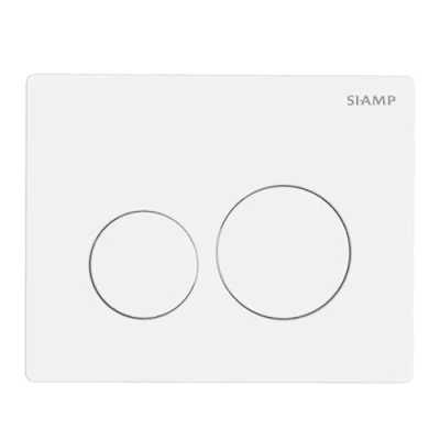 Image de Plaque de commande sphère chromé mat brillant double INGENIO Siamp